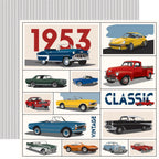 Carta Bella Cars 12 x 12 Collection Kit cbcar491016 Classic Autos