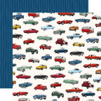 Carta Bella Cars 12 x 12 Collection Kit cbcar491016 Classic Vehicles