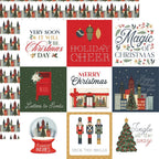 Carta Bella Christmas In The City 12 x 12 Mega Bundle cbcic456050 4X4 Journaling Cards