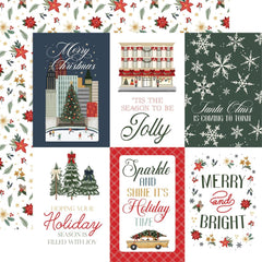 Carta Bella Christmas In The City 12 x 12 Mega Bundle cbcic456050 4X6 Journaling Cards