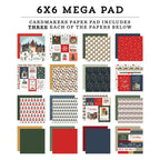 Carta Bella Christmas In The City 6 x 6 Mega Paper Pad cbcic456031 Detailed Images