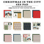 Carta Bella Christmas In The City 6 x 6 Paper Pad cbcic456023 Detailed Images