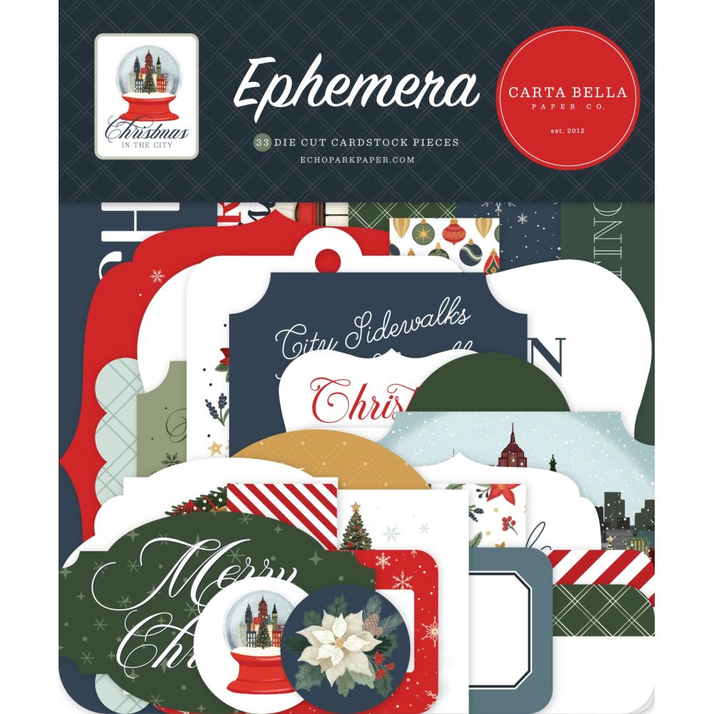Carta Bella Christmas In The City Ephemera cbcic456024