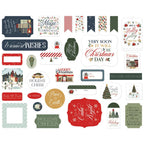 Carta Bella Christmas In The City Ephemera cbcic456024 Holidays Sentiments