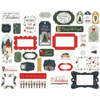 Carta Bella Christmas In The City Frames And Tags cbcic456025 Holiday Sentiments
