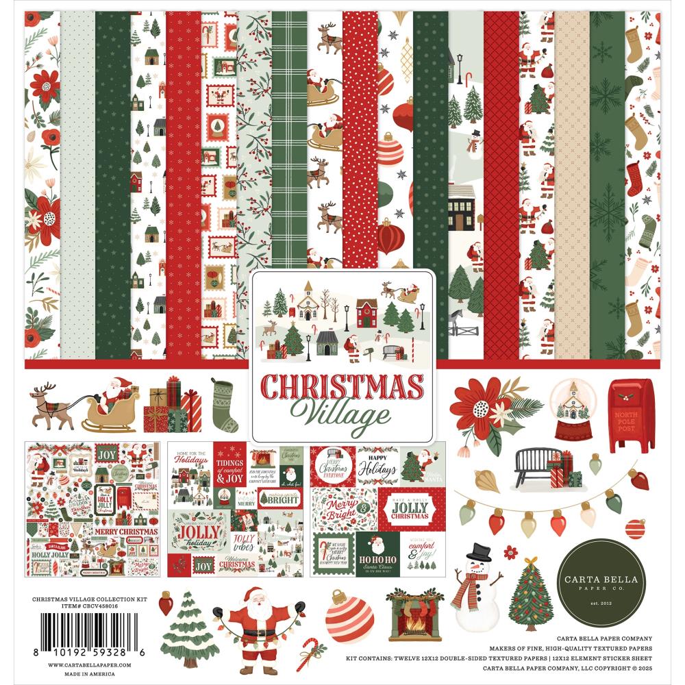 Carta Bella Christmas Village 12 x 12 Collection Kit cbcv458016 – Simon  Says Stamp, image size:1000x1000
