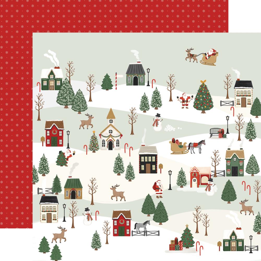 Carta Bella Christmas Village 12 x 12 Mega Bundle cbcv458050 Christmas Village