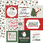 Carta Bella Christmas Village 12 x 12 Mega Bundle cbcv458050 Ho Ho Ho Journaling Cards