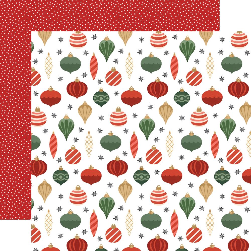 Carta Bella Christmas Village 12 x 12 Mega Bundle cbcv458050 Joy Ornaments