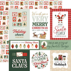 Carta Bella Christmas Village 12 x 12 Mega Bundle cbcv458050 Merry Journaling Cards