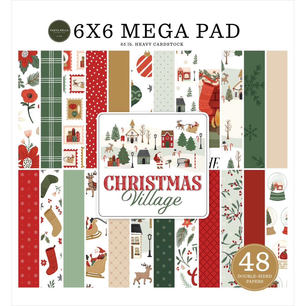Carta Bella Christmas Village 6 x 6 Mega Paper Pad cbcv458031