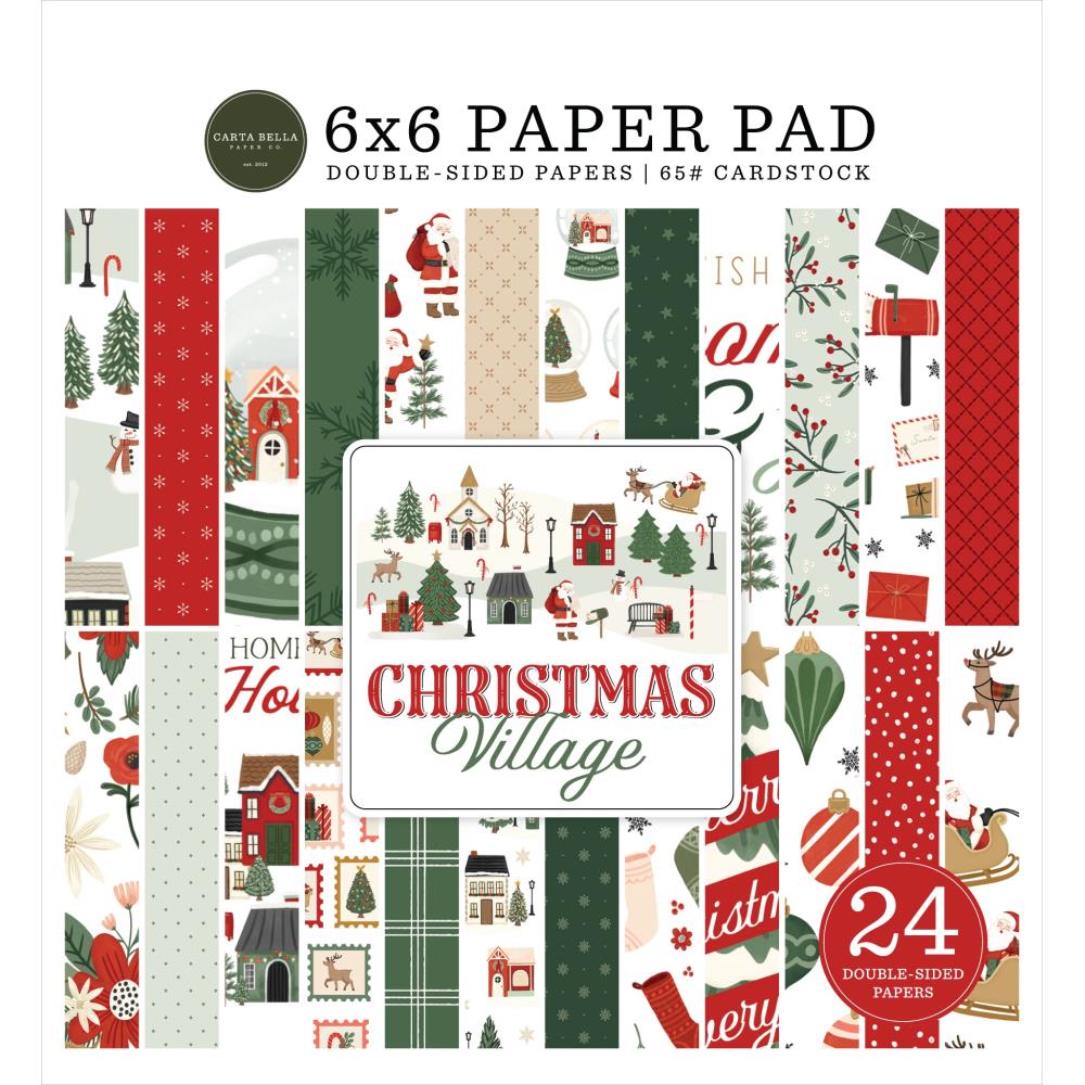 Carta Bella Christmas Village 6 x 6 Paper Pad cbcv458023