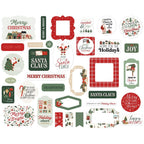 Carta Bella Christmas Village Ephemera cbcv458024 Holiday Sentiments