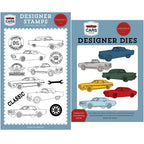 Carta Bella Classic Cars Clear Stamps And Dies Bundle