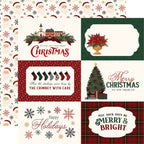 Carta Bella Classic Christmas 12 x 12 Collection Kit cbcc519016 Holiday Journaling Cards