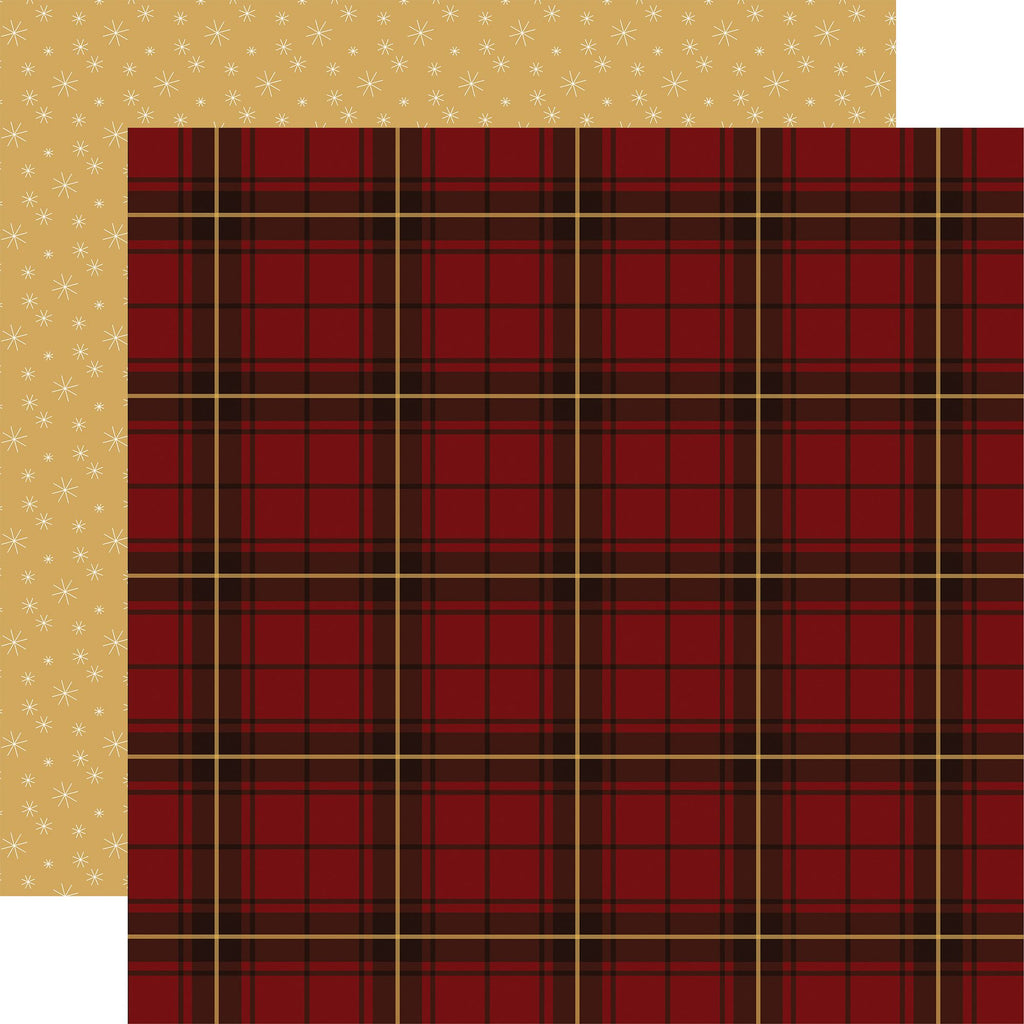 Carta Bella Classic Christmas 12 x 12 Collection Kit cbcc519016 Holiday Red Gold Plaid