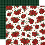 Carta Bella Classic Christmas 12 x 12 Collection Kit cbcc519016 Joy And Peace Poinsettias