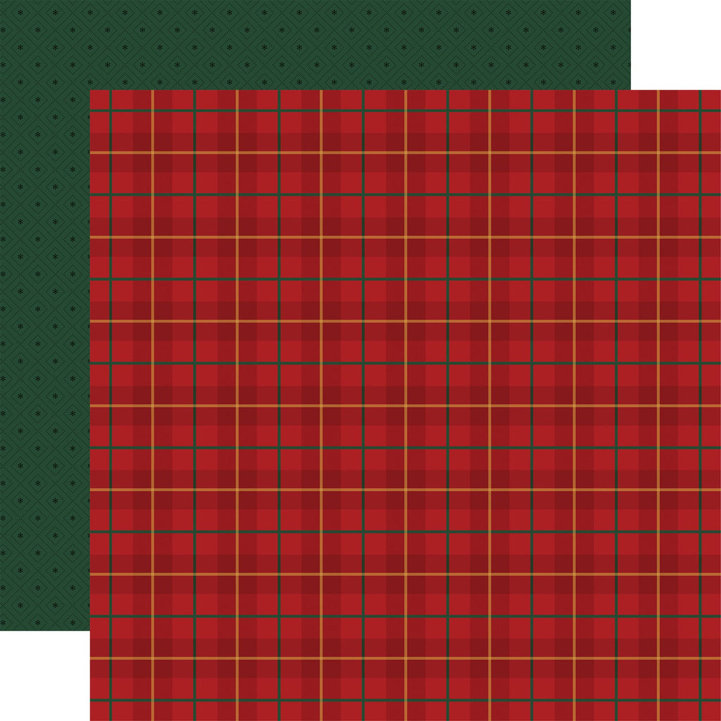 Carta Bella Classic Christmas 12 x 12 Collection Kit cbcc519016 Wrapping Paper Plaid