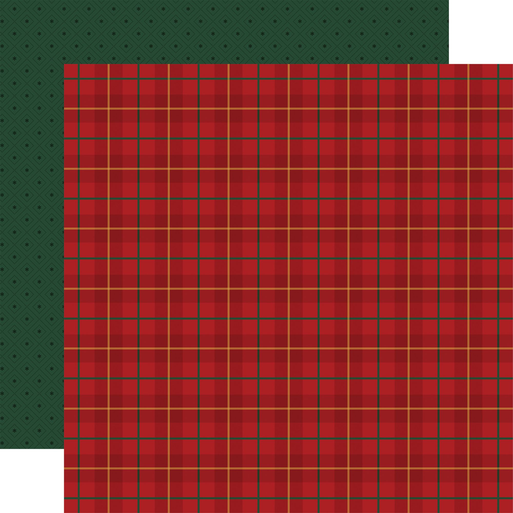 Carta Bella Classic Christmas 12 x 12 Collection Kit cbcc519016 Wrapping Paper Plaid