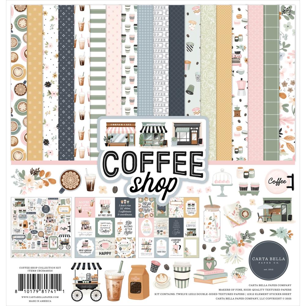 Carta Bella Coffee Shop 12 x 12 Collection Kit cbcs446016