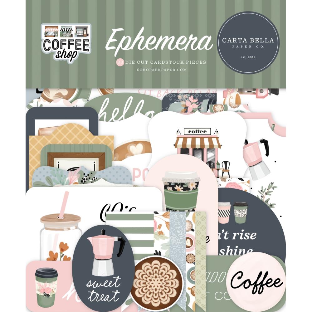 Carta Bella Coffee Shop Ephemera cbcs446024