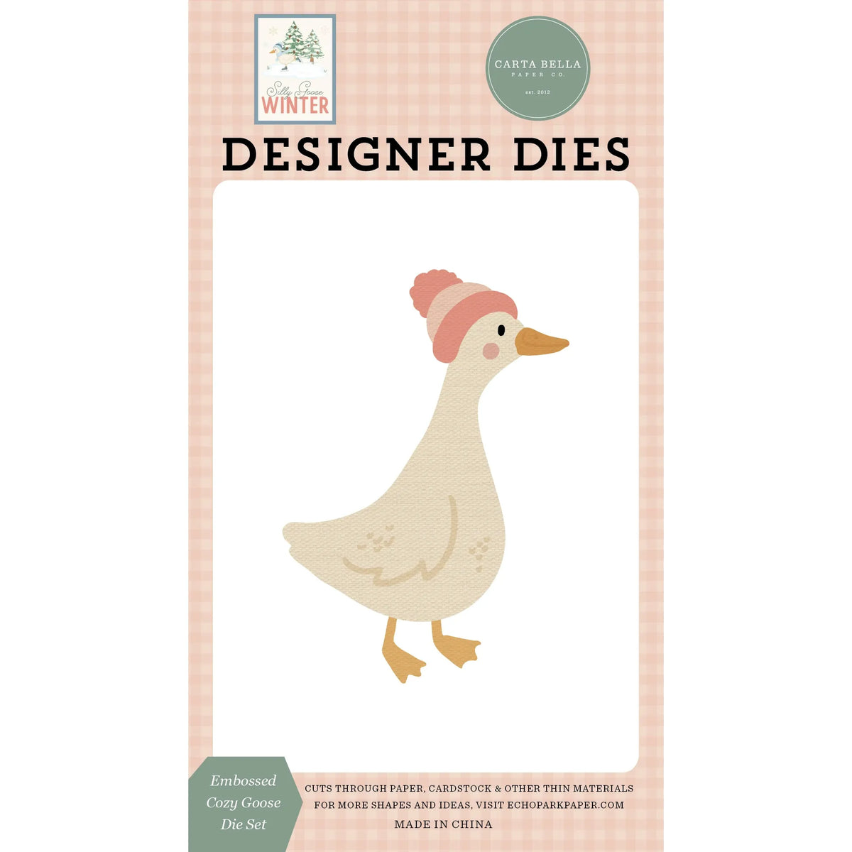 Carta Bella Embossed Cozy Goose Dies cbsgw540042