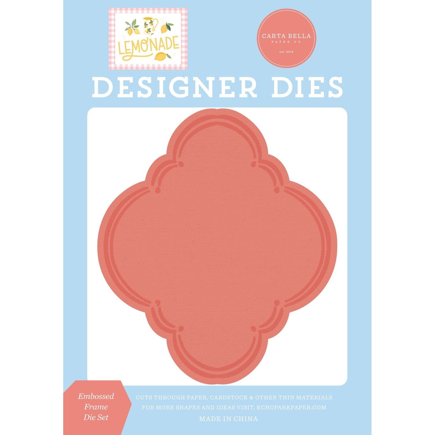 Carta Bella Embossed Frame Dies cble495041