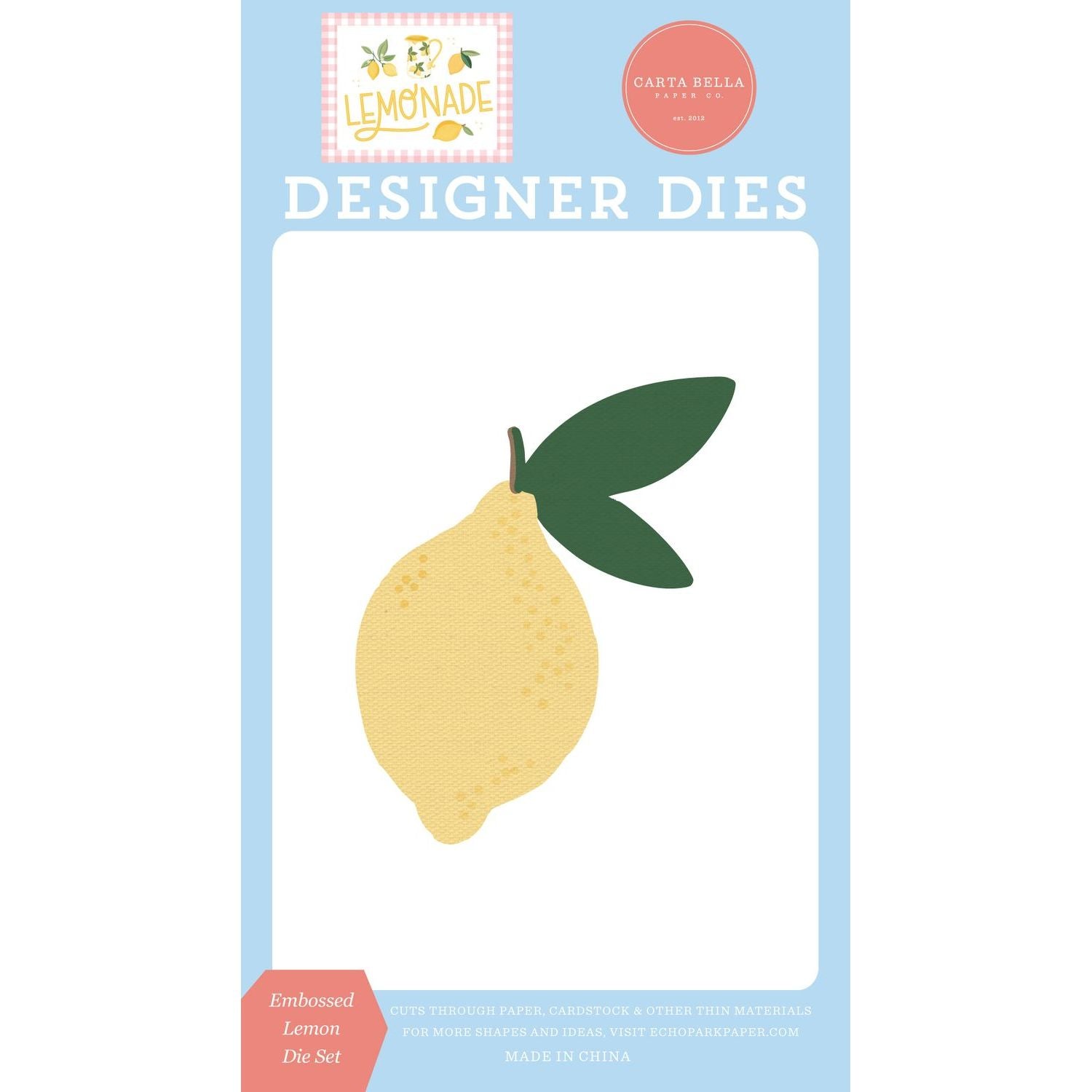 Carta Bella Embossed Lemon Dies cble495040