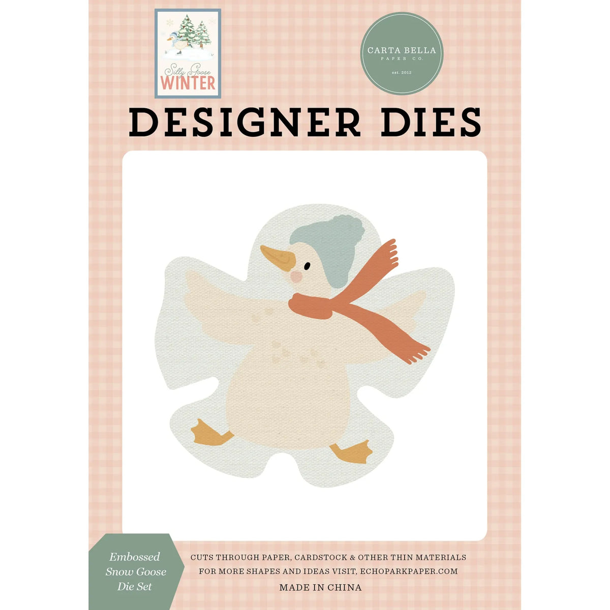 Carta Bella Embossed Snow Goose Dies cbsgw540040
