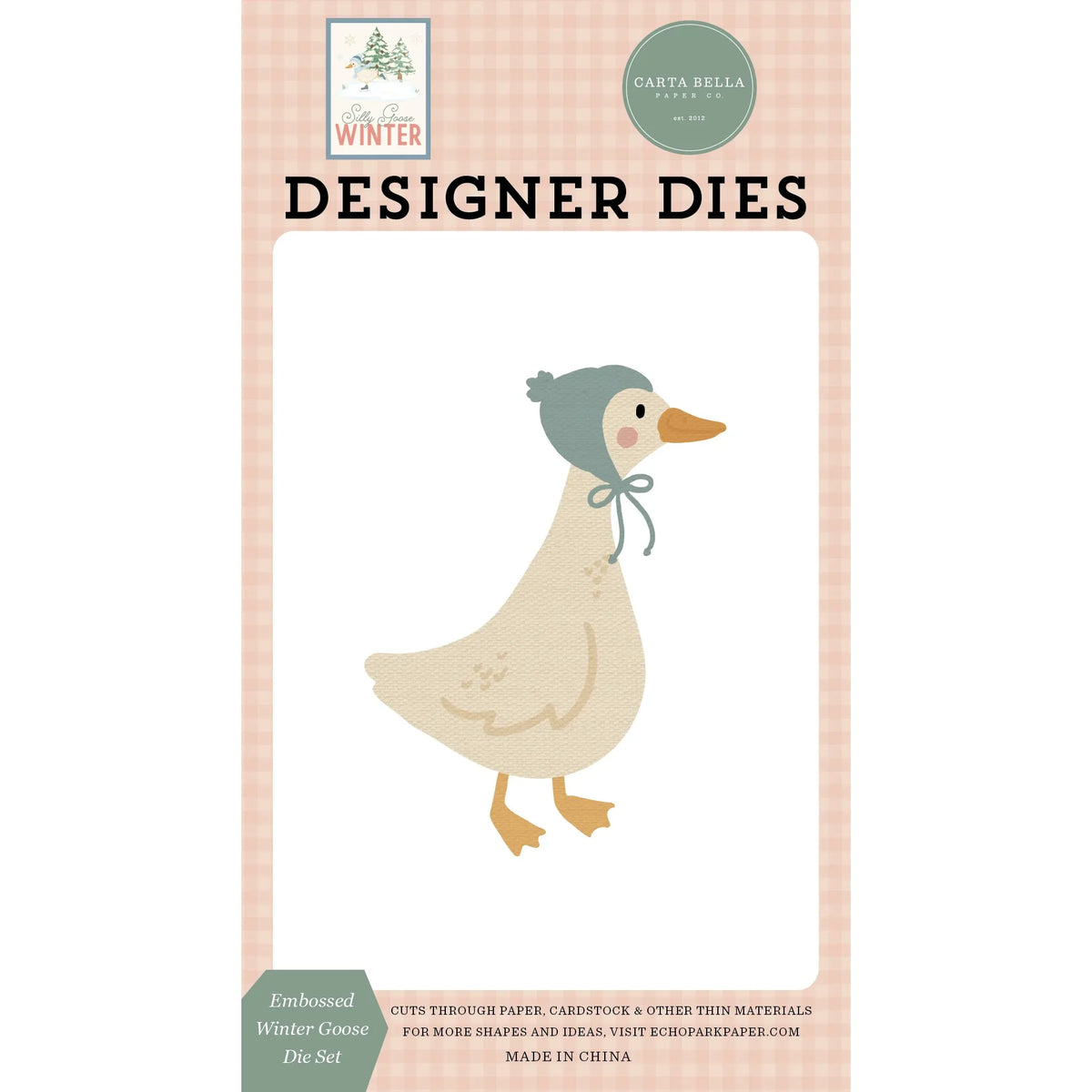 Carta Bella Embossed Winter Goose Dies cbsgw540041