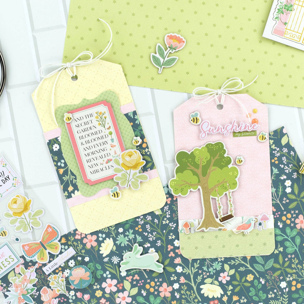 Carta Bella Enchanted Library Clear Stamps cbgd421044 Tags