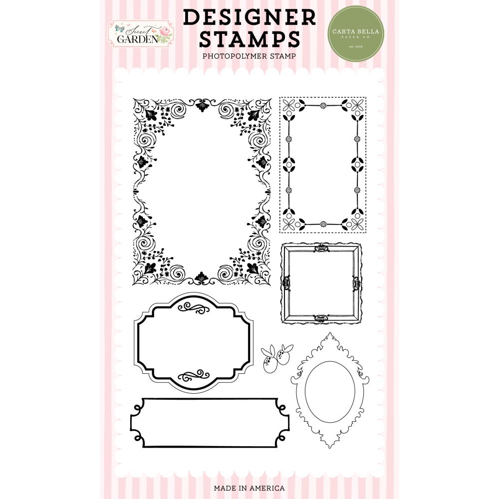 Carta Bella Fairy Tale Frames Clear Stamps cbgd421046