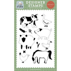 Carta Bella Farm Animals Clear Stamps cbotf422040