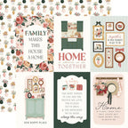 Carta Bella Feels Like Home 12 x 12 Collection Kit cbflh476016 4X6 Journaling Cards