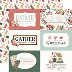 Carta Bella Feels Like Home 12 x 12 Mega Bundle cbflh476050 6X4 Journaling Cards