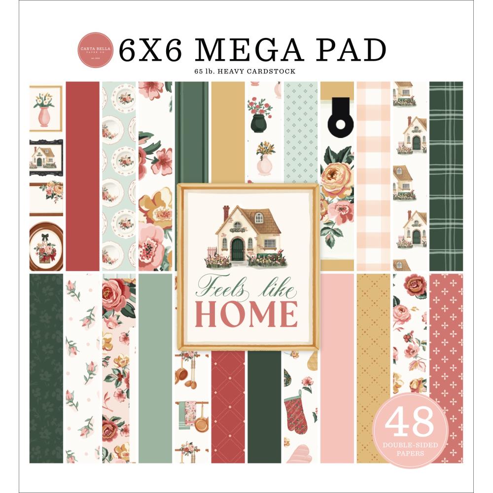 Carta Bella Feels Like Home 6 x 6 Mega Paper Pad cbflh476031