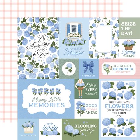 Carta Bella Flower Shoppe 12 x 12 Collection Kit cbfs505016 Do Everything In Love Sentiments