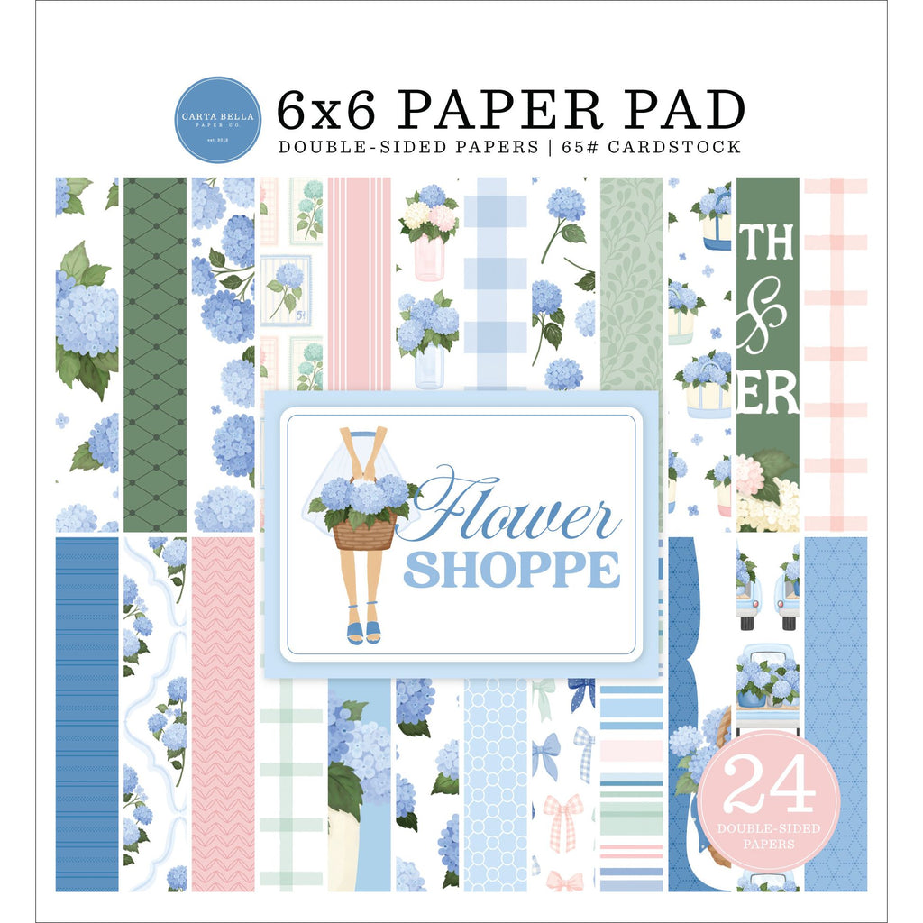 Carta Bella Flower Shoppe 6 x 6 Paper Pad cbfs505023