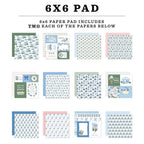 Carta Bella Flower Shoppe 6 x 6 Paper Pad cbfs505023 Floral Images