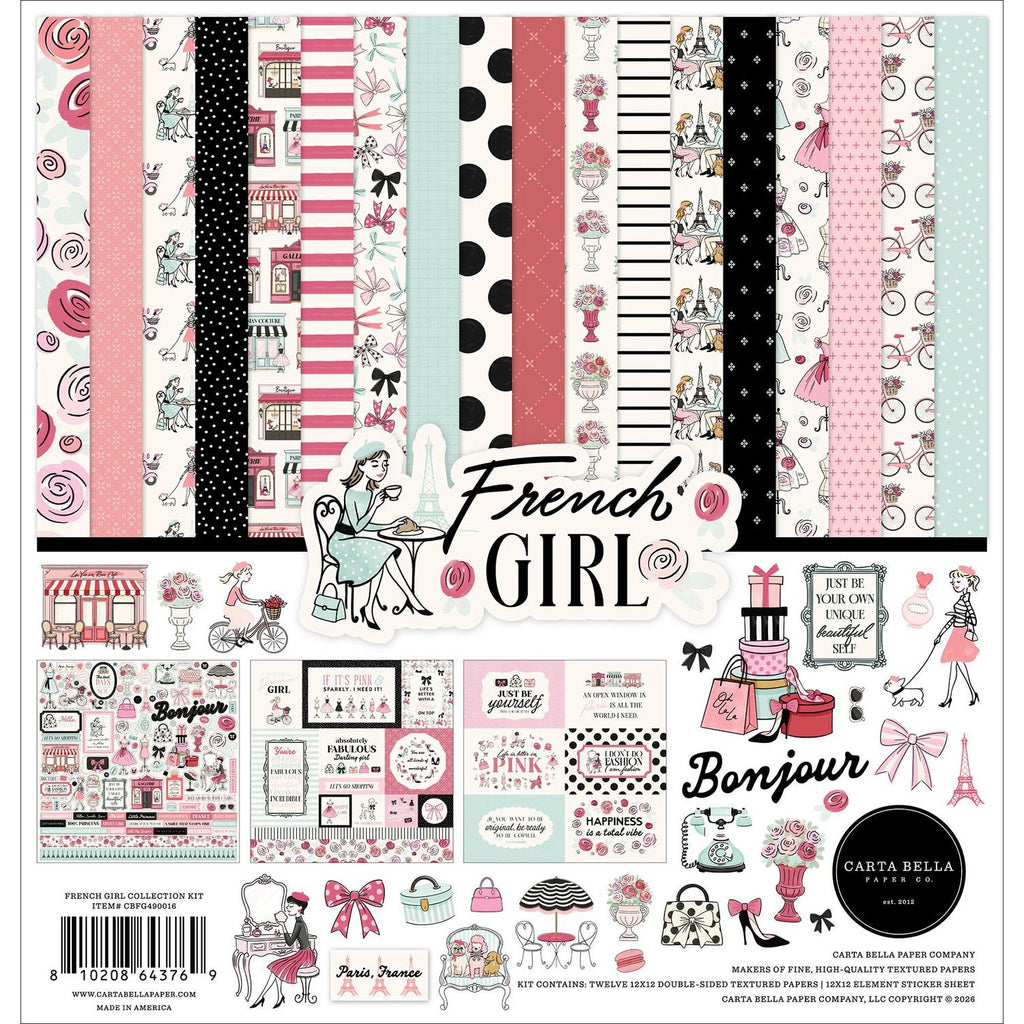 Carta Bella French Girl 12 x 12 Collection Kit cbfg490016
