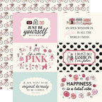 Carta Bella French Girl 12 x 12 Collection Kit cbfg490016 Fashion Phrases