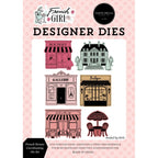 Carta Bella French Streets Clear Stamps And Dies Bundle CBFG490040 Dies Set