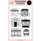 Carta Bella French Streets Clear Stamps And Dies Bundle CBFG490043 Photopolymer Set