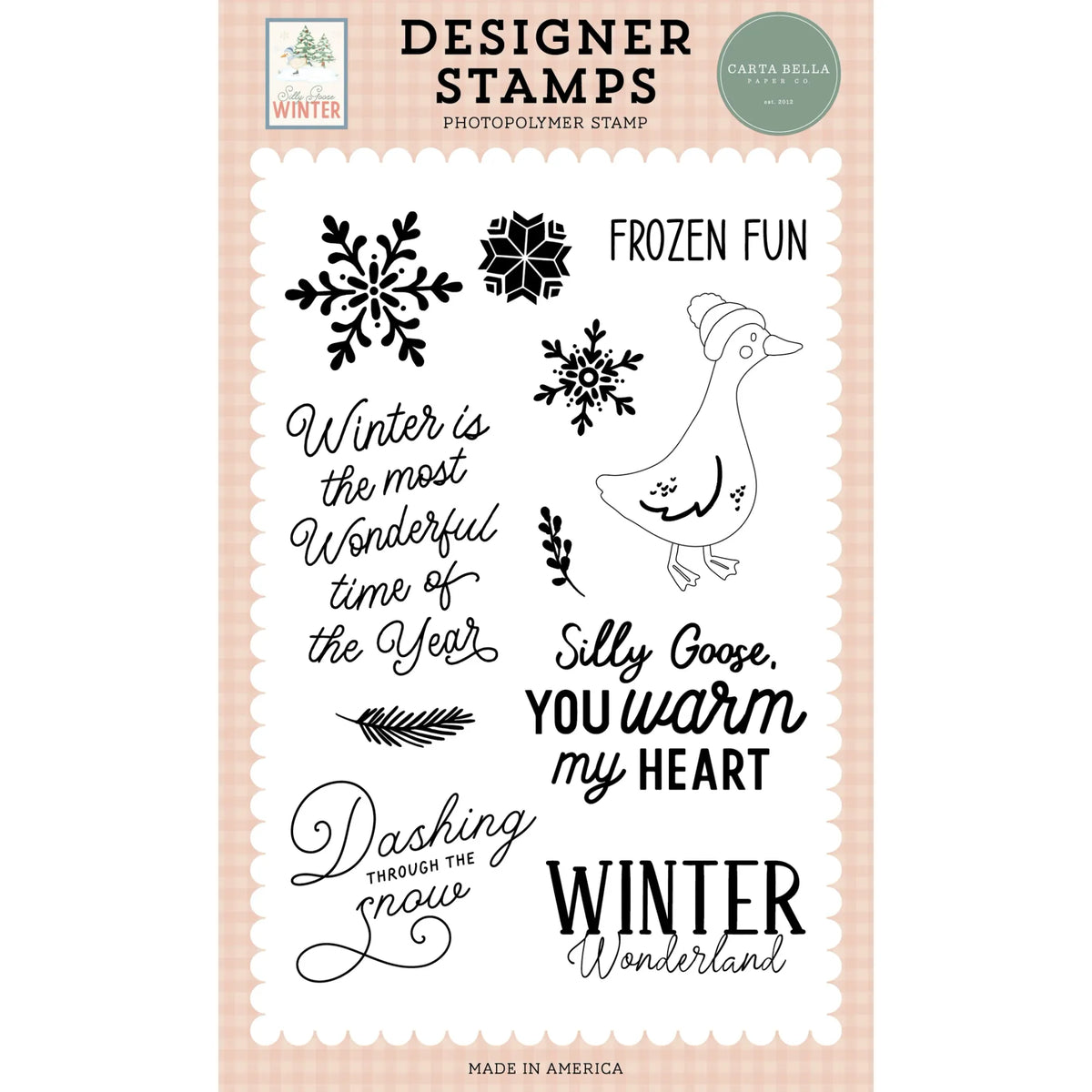 Carta Bella Frozen Fun Clear Stamps cbsgw540043