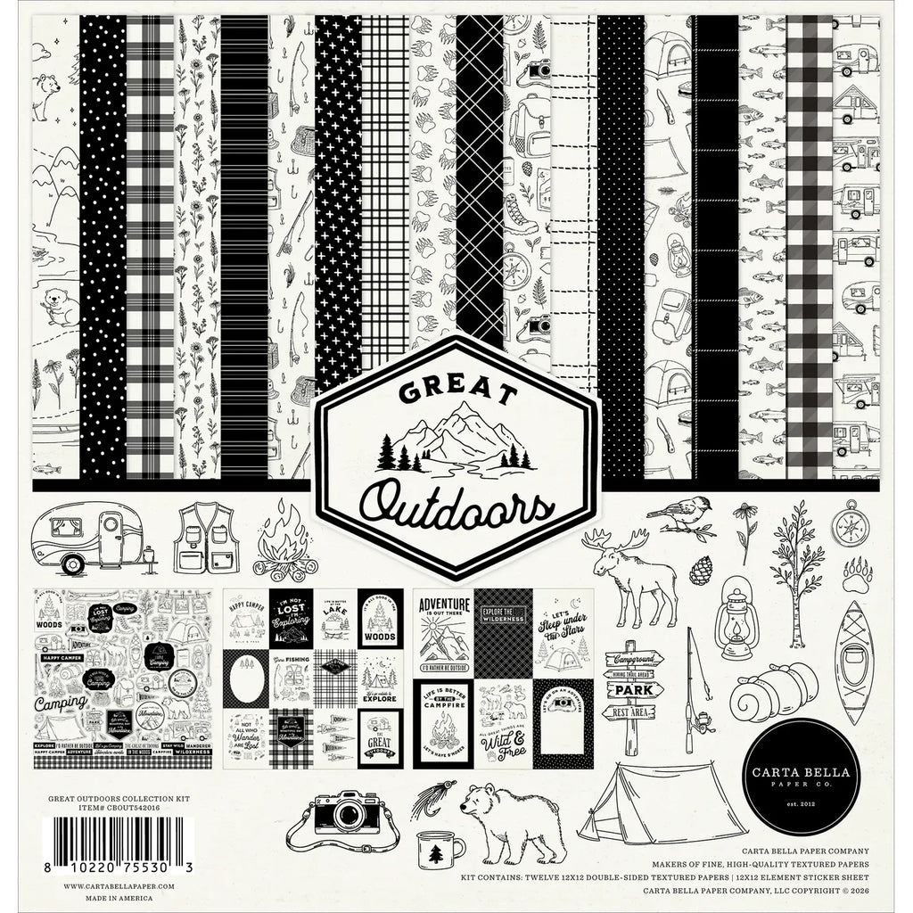 Carta Bella Great Outdoors 12 x 12 Collection Kit cbout542016
