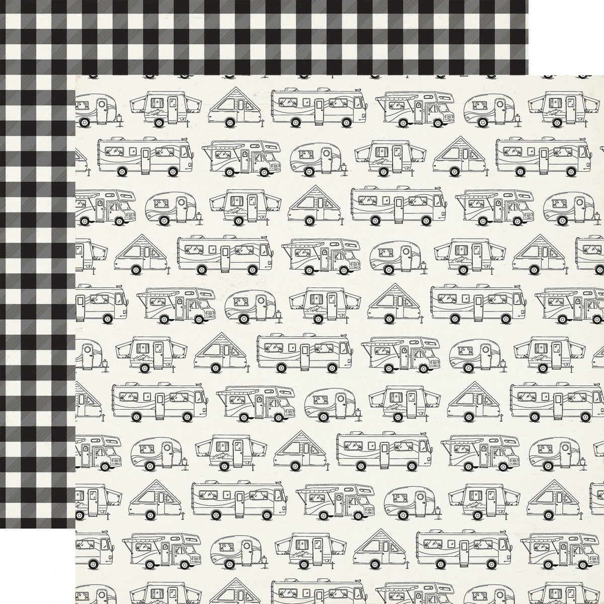 Carta Bella Great Outdoors 12 x 12 Collection Kit cbout542016 Camper Life