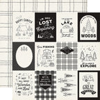 Carta Bella Great Outdoors 12 x 12 Collection Kit cbout542016 Camping Journaling Cards
