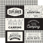 Carta Bella Great Outdoors 12 x 12 Collection Kit cbout542016 Explorer Journaling Cards