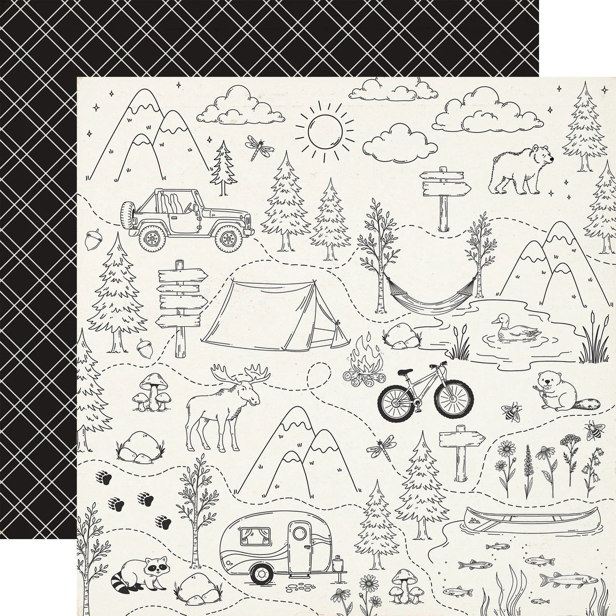 Carta Bella Great Outdoors 12 x 12 Collection Kit cbout542016 Scenic Route