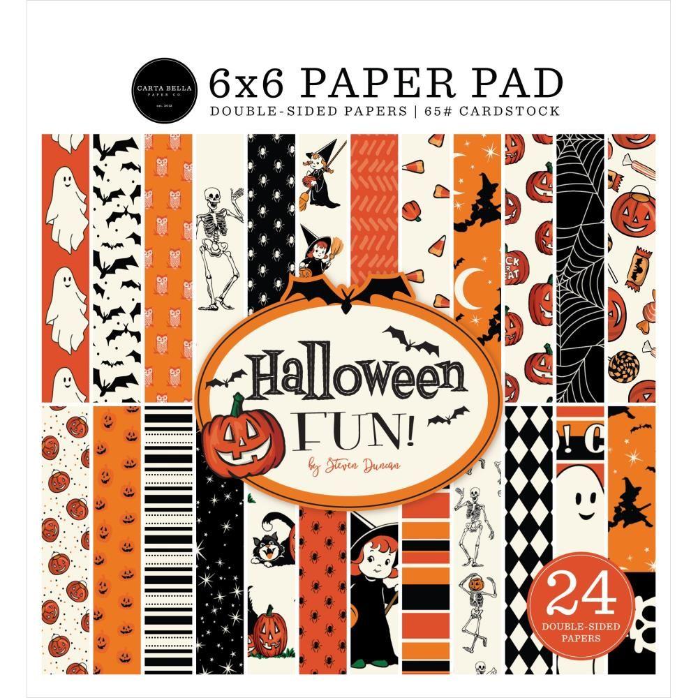 Carta Bella Halloween Fun 6 x 6 Paper Pad cbfun383023